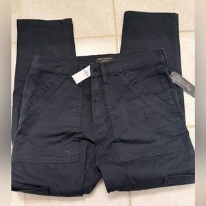 Banana Republic Women's Black Slim Cargo Utility Pants